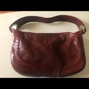 Pre-owned Burnt Red Leather Handbag